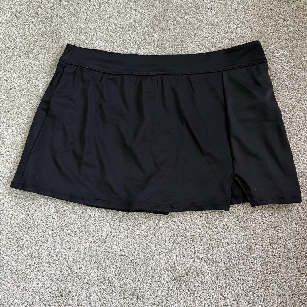 Old Navy Skort Womens XXL Black Athletic Tennis Running Stretch Built In Shorts